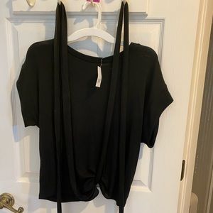 New Gap short sleeve wrap shirt never worn